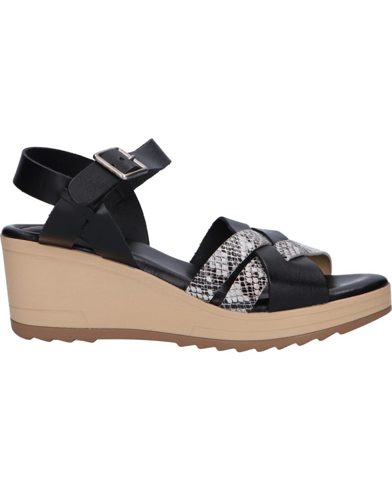 Sandali per Donna KICKERS 775741-50 WIDJIK 82 NOIR IMPRIME PYTHON