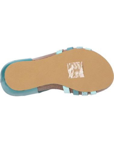 Sandales pour Femme et Fille KICKERS 784650-30 BOBBAN 223 TURQUOISE METALLISE