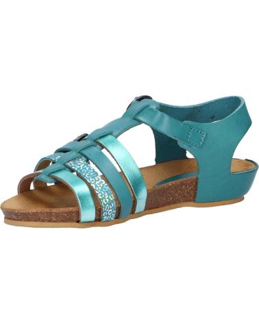 Sandales pour Femme et Fille KICKERS 784650-30 BOBBAN 223 TURQUOISE METALLISE