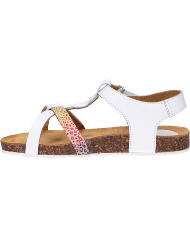 Sandalen für Mädchen KICKERS 784661-30 BODERY 33 BLANC MULTICOLOR LEOPARD