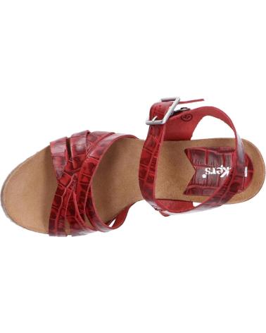 Sandali per Donna KICKERS 775711-50 SOLYNA 42 ROUGE CROCO