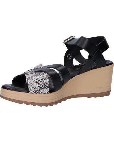 Sandali per Donna KICKERS 775741-50 WIDJIK 82 NOIR IMPRIME PYTHON