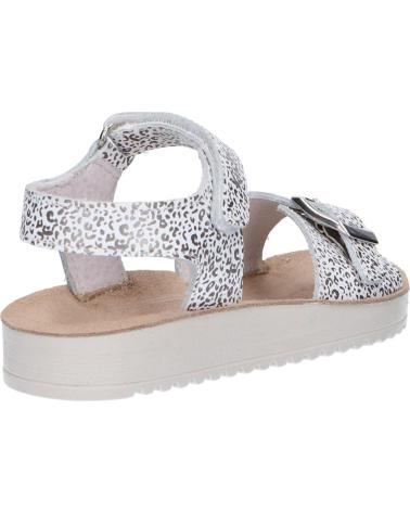 Sandalen für Damen und Mädchen KICKERS 784532-30 ODYSSA 32 BLANC LEOPARD