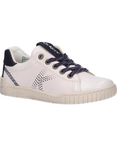 Zapatillas deporte pour Femme et Fille et Garçon KICKERS 784740-30 WINAX 33 BLANC MARINE