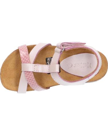 Sandales pour Fille KICKERS 784660-30 BODERY 133 ROSE REPTILE
