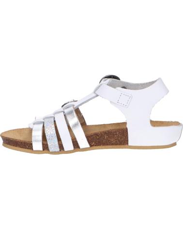 Sandales pour Femme et Fille KICKERS 784650-30 BOBBAN 31 BLANC METALLISE
