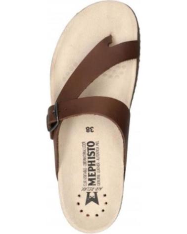 Sandales pour Femme MEPHISTO HELEN PIEL MARRON