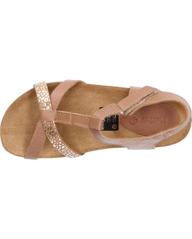 Sandalen für Mädchen KICKERS 784662-30 BODERY 116 CAMEL MARRON LEOPARD