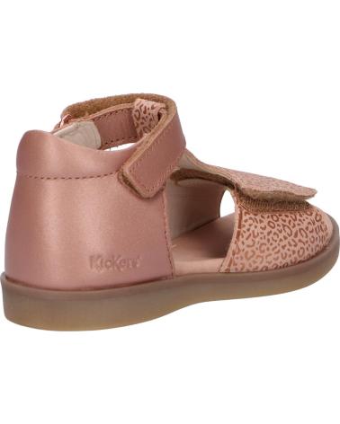 Sandálias de Menina KICKERS 784440-10 GIUSTICIA 131 ROSE LEOPARD