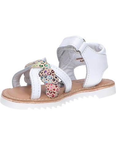 Sandalias de Mujer y Niña KICKERS 784702-30 SHARKKY 33 BLANC MULTICOLOR LEOPARD