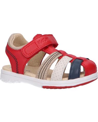 Sandalen für Damen und Mädchen und Junge KICKERS 349507-10 PLATINIUM 4 ROUGE