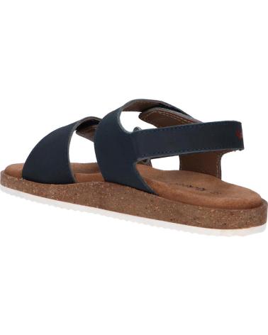 boy Sandals KICKERS 694903-30 FIRST 102 MARINE ROUGE