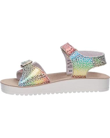Sandalen für Damen und Mädchen KICKERS 784533-30 ODYSSA 113 BEIGE MULTICOLOR LEOPARD