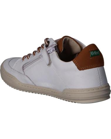 Scarpe sport per Donna e Bambina e Bambino KICKERS 784760-30 JOUA 33 BLANC CAMEL
