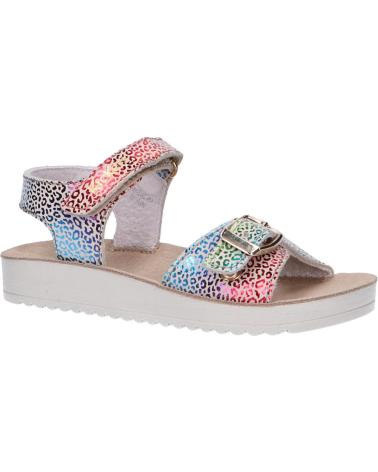 Sandalen für Damen und Mädchen KICKERS 784533-30 ODYSSA 113 BEIGE MULTICOLOR LEOPARD