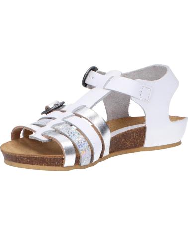 Sandales pour Femme et Fille KICKERS 784650-30 BOBBAN 31 BLANC METALLISE