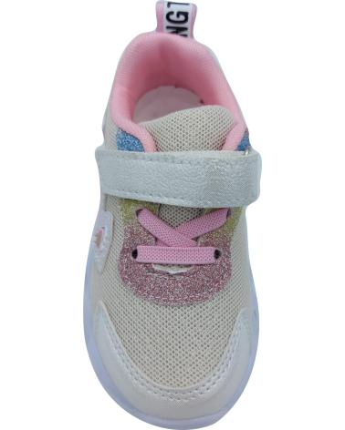 Deportivas de Niña BUBBLE BOBBLE DEPORTIVO LUCES NINA BEIGE