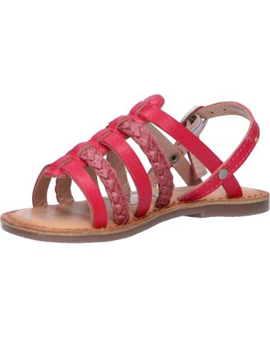 Sandalen für Damen und Mädchen KICKERS 784690-30 DISTREZ 132 ROSE FONCE METALLISE