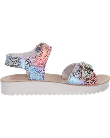 Woman and girl Sandals KICKERS 784533-30 ODYSSA 113 BEIGE MULTICOLOR LEOPARD