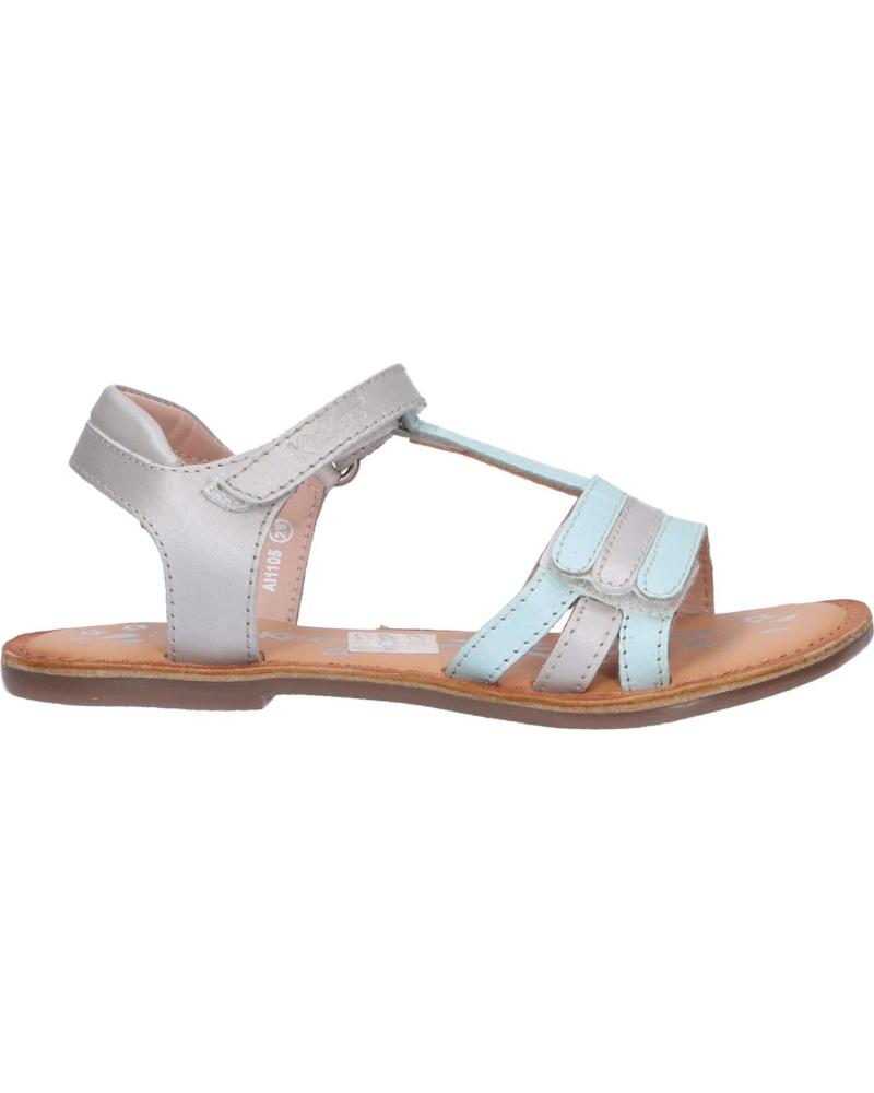Sandálias de Mulher e Menina KICKERS 700963-30 DIAMANTO 221 TURQUOISE ARGENT