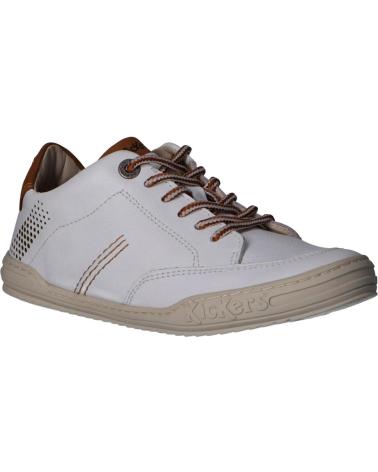 Scarpe sport per Donna e Bambina e Bambino KICKERS 784760-30 JOUA 33 BLANC CAMEL