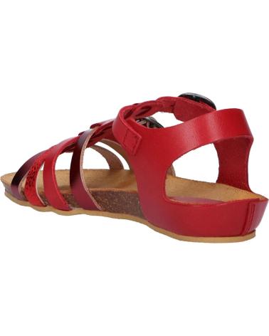 Woman and girl Sandals KICKERS 784650-30 BOBBAN 43 ROUGE METALLISE