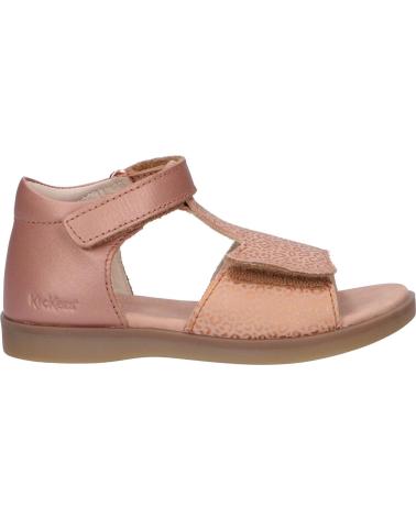 Sandálias de Menina KICKERS 784440-10 GIUSTICIA 131 ROSE LEOPARD