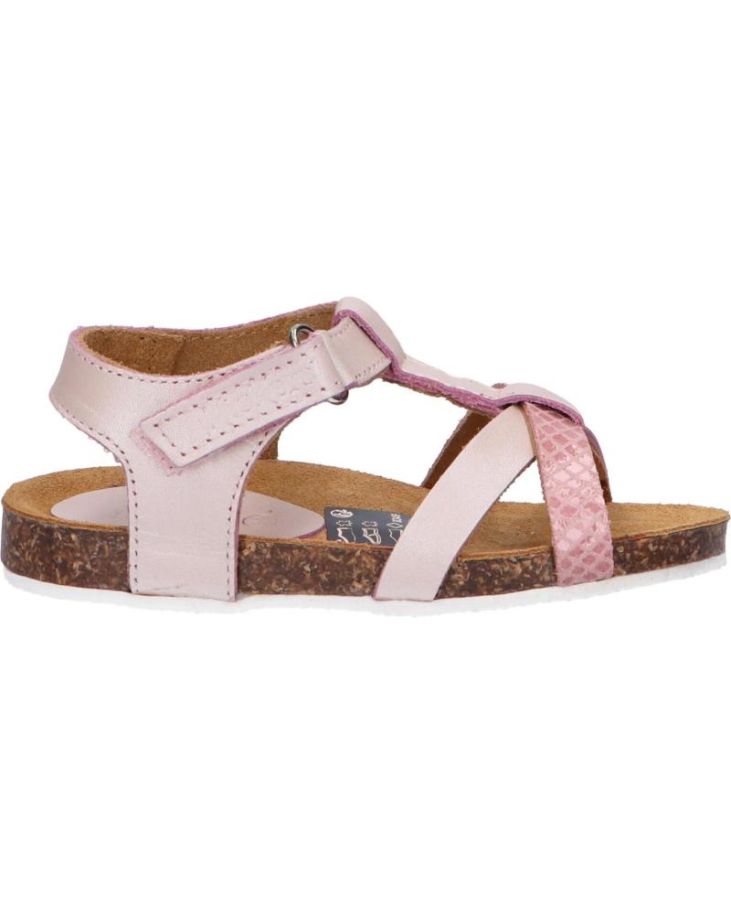 Sandales pour Fille KICKERS 784660-30 BODERY 133 ROSE REPTILE