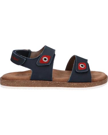 boy Sandals KICKERS 694903-30 FIRST 102 MARINE ROUGE