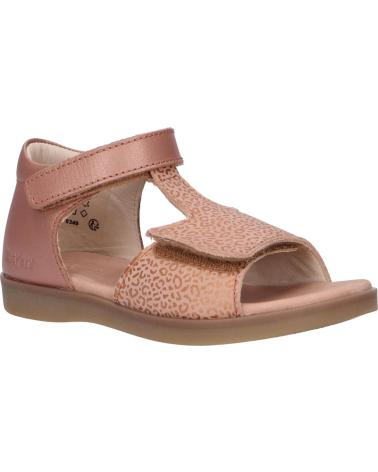 Sandálias de Menina KICKERS 784440-10 GIUSTICIA 131 ROSE LEOPARD
