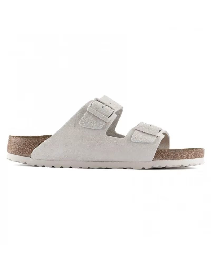 Sandalen für Damen BIRKENSTOCK ARIZONA SFB VL ANTIQUE WHITE 1024516