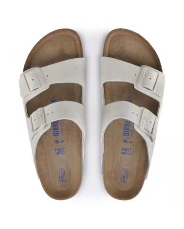 Sandalen für Damen BIRKENSTOCK ARIZONA SFB VL ANTIQUE WHITE 1024516