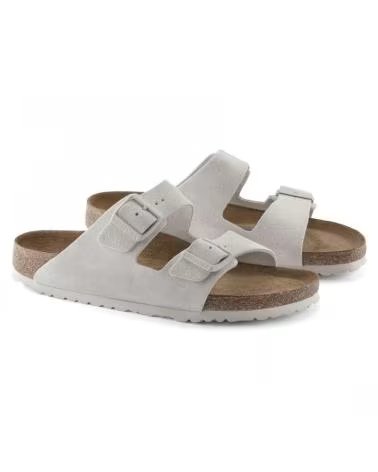 Sandalen für Damen BIRKENSTOCK ARIZONA SFB VL ANTIQUE WHITE 1024516