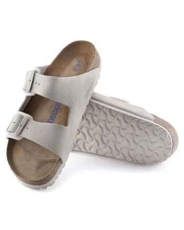 Sandalen für Damen BIRKENSTOCK ARIZONA SFB VL ANTIQUE WHITE 1024516