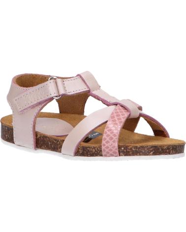 Sandales pour Fille KICKERS 784660-30 BODERY 133 ROSE REPTILE
