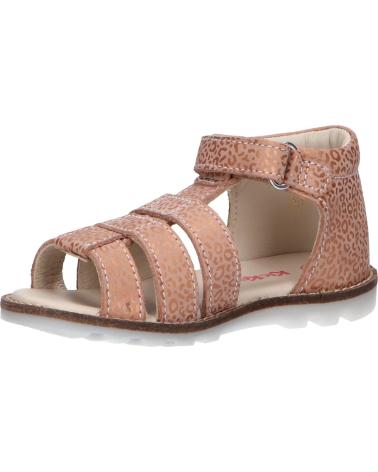 Sandalias de Niña KICKERS 784390-10 NOOPI 131 ROSE LEOPARD