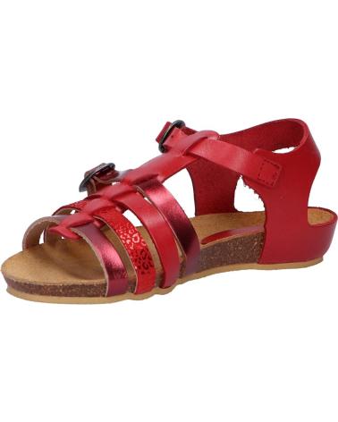 Woman and girl Sandals KICKERS 784650-30 BOBBAN 43 ROUGE METALLISE