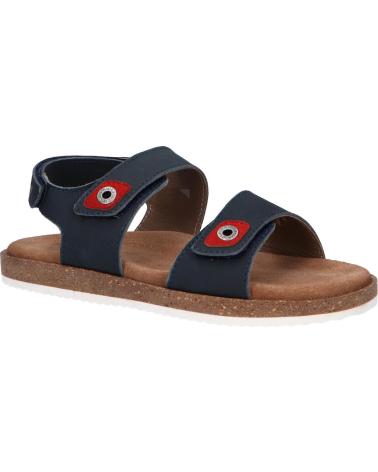 boy Sandals KICKERS 694903-30 FIRST 102 MARINE ROUGE