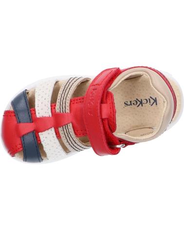 Sandalen für Damen und Mädchen und Junge KICKERS 349507-10 PLATINIUM 4 ROUGE