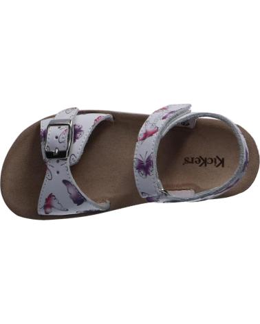 Woman and girl Sandals KICKERS 784531-30 ODYSSA 33 BLANC PAPILLON
