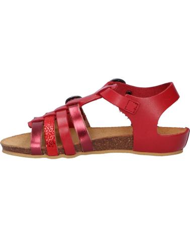 Woman and girl Sandals KICKERS 784650-30 BOBBAN 43 ROUGE METALLISE