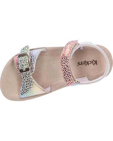 Sandalen für Damen und Mädchen KICKERS 784533-30 ODYSSA 113 BEIGE MULTICOLOR LEOPARD