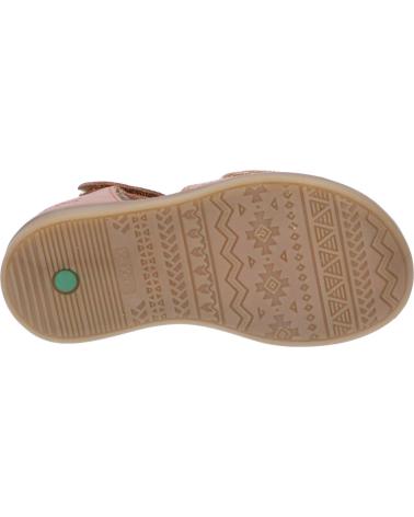 Sandálias de Menina KICKERS 784440-10 GIUSTICIA 131 ROSE LEOPARD