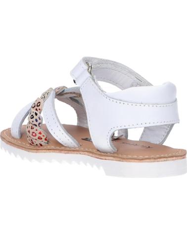 Sandalias de Mujer y Niña KICKERS 784702-30 SHARKKY 33 BLANC MULTICOLOR LEOPARD