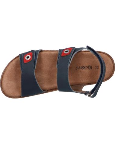 boy Sandals KICKERS 694903-30 FIRST 102 MARINE ROUGE