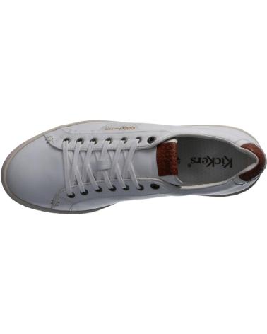 Zapatos de Hombre KICKERS 769370-60 SONGO 3 BLANC