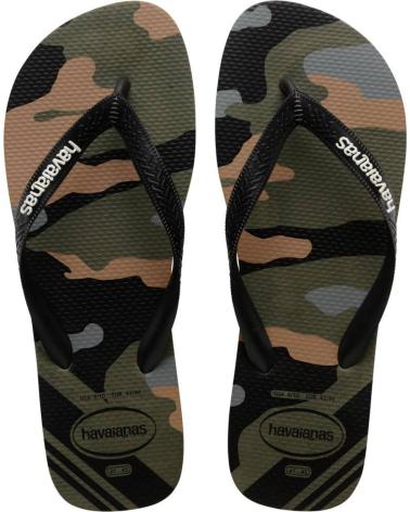 Chanclas de Hombre y Niño HAVAIANAS TOP CAMU GREEN