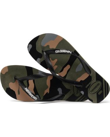 Chanclas de Hombre y Niño HAVAIANAS TOP CAMU GREEN