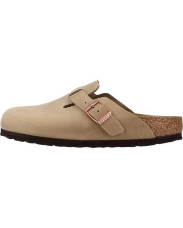 Sandalias de Mujer y Hombre BIRKENSTOCK BOSTON PIEL BROWN MORO