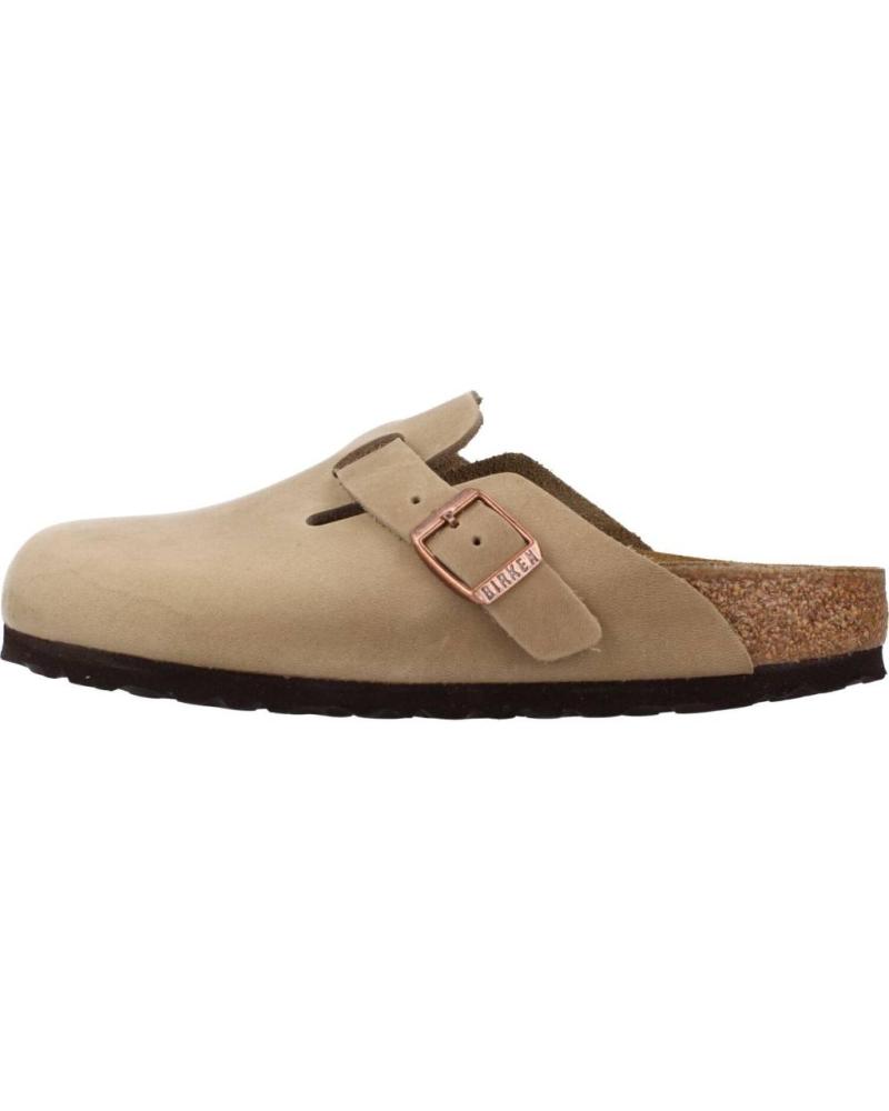Sandalias de Mujer y Hombre BIRKENSTOCK BOSTON PIEL BROWN MORO